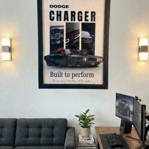 Dodge Charger Frame -Wall Art Frame