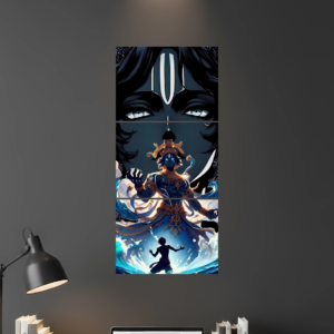 Lord Krishna D1 Split Poster - Wall Art Poster