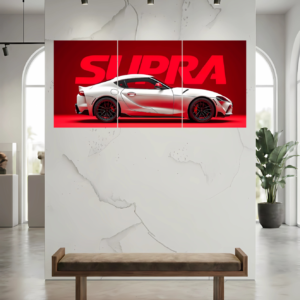 Toyota GR Supra MK5 Split Poster - Wall Art Poster
