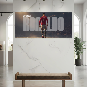 Cristiano Ronaldo Split Poster - Wall Art Poster