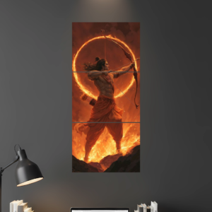 Lord Ram Split Poster - Wall Art Poster