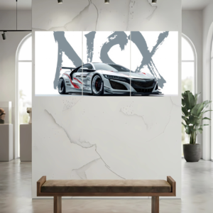Honda NSX Split poster - Wall Art Poster