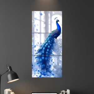 Peacock D2 Split Poster - Wall Art Poster